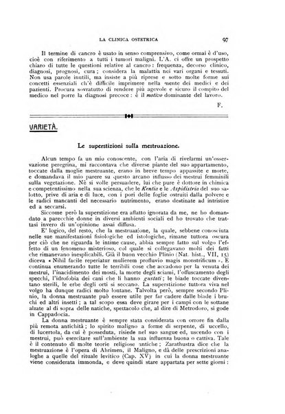 La clinica ostetrica rivista di ostetricia, ginecologia e pediatria. - A. 1, n. 1 (1899)-a. 40, n. 12 (dic. 1938)