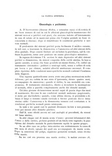 La clinica ostetrica rivista di ostetricia, ginecologia e pediatria. - A. 1, n. 1 (1899)-a. 40, n. 12 (dic. 1938)