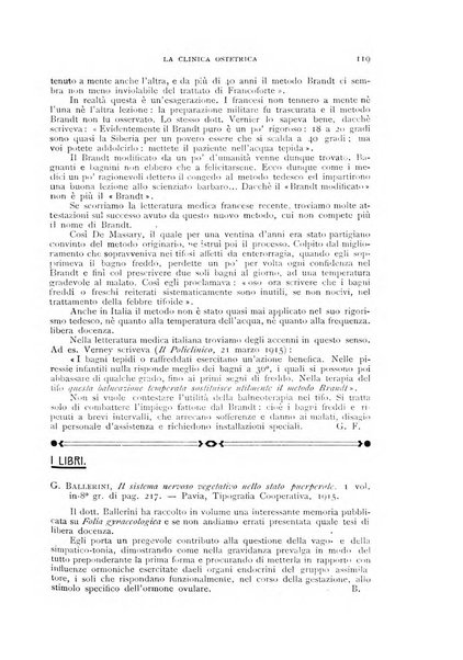 La clinica ostetrica rivista di ostetricia, ginecologia e pediatria. - A. 1, n. 1 (1899)-a. 40, n. 12 (dic. 1938)