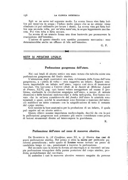 La clinica ostetrica rivista di ostetricia, ginecologia e pediatria. - A. 1, n. 1 (1899)-a. 40, n. 12 (dic. 1938)