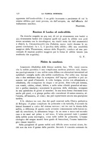 La clinica ostetrica rivista di ostetricia, ginecologia e pediatria. - A. 1, n. 1 (1899)-a. 40, n. 12 (dic. 1938)