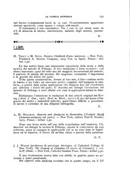 La clinica ostetrica rivista di ostetricia, ginecologia e pediatria. - A. 1, n. 1 (1899)-a. 40, n. 12 (dic. 1938)