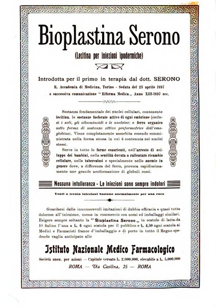 La clinica ostetrica rivista di ostetricia, ginecologia e pediatria. - A. 1, n. 1 (1899)-a. 40, n. 12 (dic. 1938)