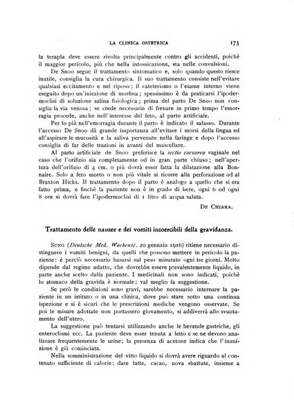 La clinica ostetrica rivista di ostetricia, ginecologia e pediatria. - A. 1, n. 1 (1899)-a. 40, n. 12 (dic. 1938)