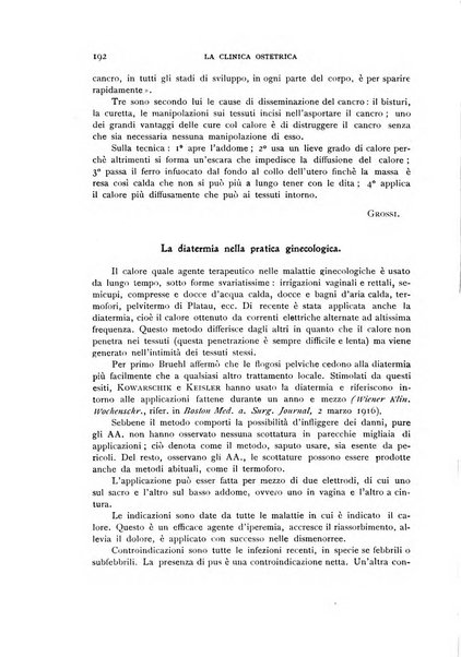 La clinica ostetrica rivista di ostetricia, ginecologia e pediatria. - A. 1, n. 1 (1899)-a. 40, n. 12 (dic. 1938)