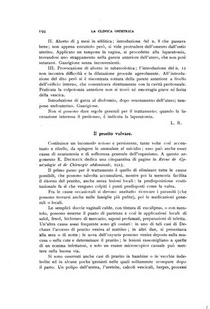 La clinica ostetrica rivista di ostetricia, ginecologia e pediatria. - A. 1, n. 1 (1899)-a. 40, n. 12 (dic. 1938)