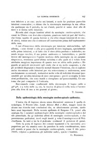 La clinica ostetrica rivista di ostetricia, ginecologia e pediatria. - A. 1, n. 1 (1899)-a. 40, n. 12 (dic. 1938)