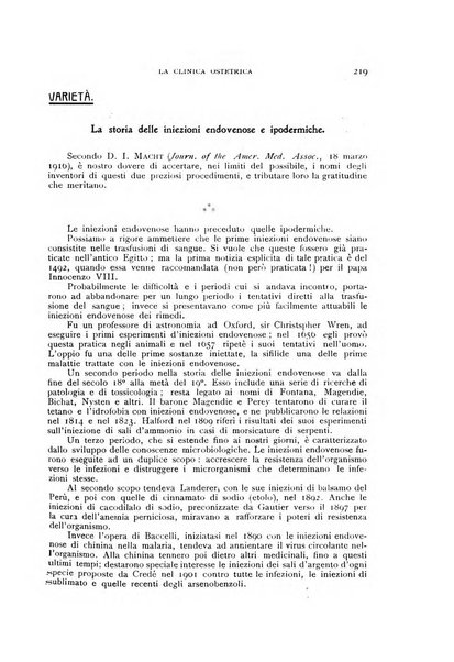 La clinica ostetrica rivista di ostetricia, ginecologia e pediatria. - A. 1, n. 1 (1899)-a. 40, n. 12 (dic. 1938)