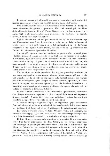 La clinica ostetrica rivista di ostetricia, ginecologia e pediatria. - A. 1, n. 1 (1899)-a. 40, n. 12 (dic. 1938)