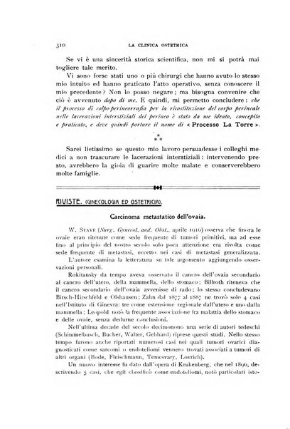 La clinica ostetrica rivista di ostetricia, ginecologia e pediatria. - A. 1, n. 1 (1899)-a. 40, n. 12 (dic. 1938)