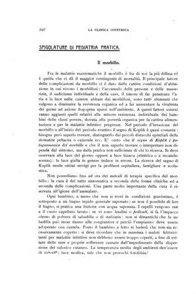 La clinica ostetrica rivista di ostetricia, ginecologia e pediatria. - A. 1, n. 1 (1899)-a. 40, n. 12 (dic. 1938)