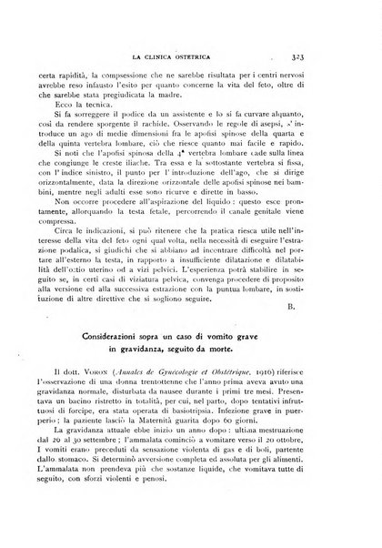 La clinica ostetrica rivista di ostetricia, ginecologia e pediatria. - A. 1, n. 1 (1899)-a. 40, n. 12 (dic. 1938)