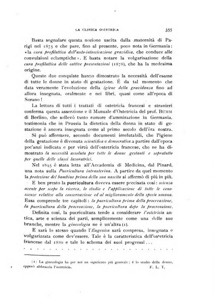 La clinica ostetrica rivista di ostetricia, ginecologia e pediatria. - A. 1, n. 1 (1899)-a. 40, n. 12 (dic. 1938)