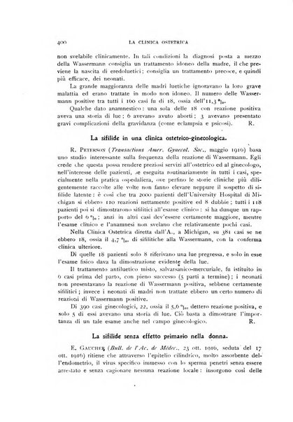 La clinica ostetrica rivista di ostetricia, ginecologia e pediatria. - A. 1, n. 1 (1899)-a. 40, n. 12 (dic. 1938)