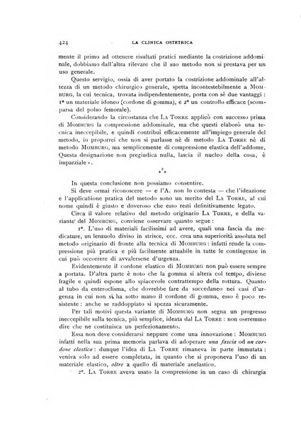 La clinica ostetrica rivista di ostetricia, ginecologia e pediatria. - A. 1, n. 1 (1899)-a. 40, n. 12 (dic. 1938)