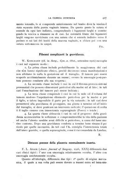 La clinica ostetrica rivista di ostetricia, ginecologia e pediatria. - A. 1, n. 1 (1899)-a. 40, n. 12 (dic. 1938)