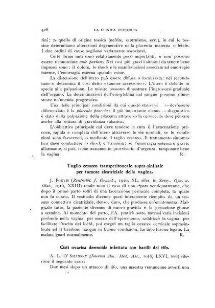 La clinica ostetrica rivista di ostetricia, ginecologia e pediatria. - A. 1, n. 1 (1899)-a. 40, n. 12 (dic. 1938)