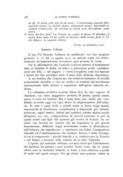 La clinica ostetrica rivista di ostetricia, ginecologia e pediatria. - A. 1, n. 1 (1899)-a. 40, n. 12 (dic. 1938)