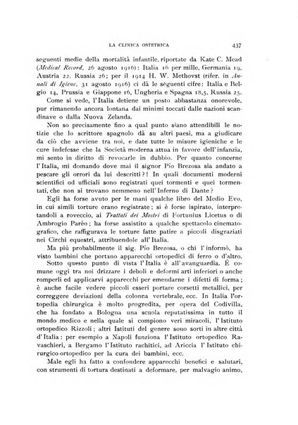 La clinica ostetrica rivista di ostetricia, ginecologia e pediatria. - A. 1, n. 1 (1899)-a. 40, n. 12 (dic. 1938)