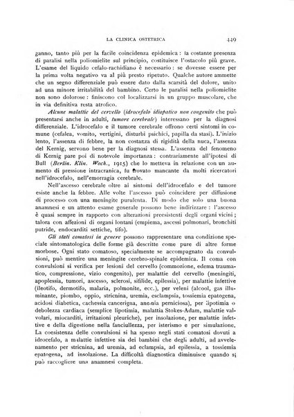 La clinica ostetrica rivista di ostetricia, ginecologia e pediatria. - A. 1, n. 1 (1899)-a. 40, n. 12 (dic. 1938)