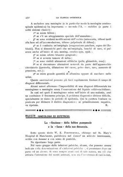 La clinica ostetrica rivista di ostetricia, ginecologia e pediatria. - A. 1, n. 1 (1899)-a. 40, n. 12 (dic. 1938)