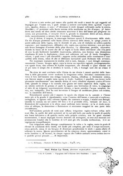 La clinica ostetrica rivista di ostetricia, ginecologia e pediatria. - A. 1, n. 1 (1899)-a. 40, n. 12 (dic. 1938)