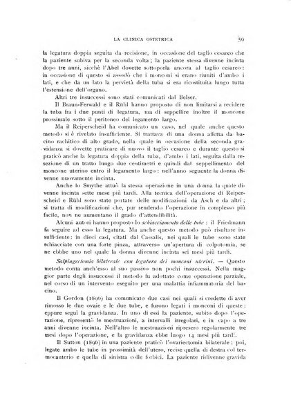 La clinica ostetrica rivista di ostetricia, ginecologia e pediatria. - A. 1, n. 1 (1899)-a. 40, n. 12 (dic. 1938)