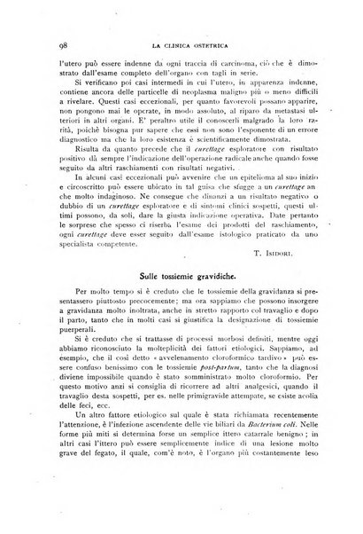 La clinica ostetrica rivista di ostetricia, ginecologia e pediatria. - A. 1, n. 1 (1899)-a. 40, n. 12 (dic. 1938)