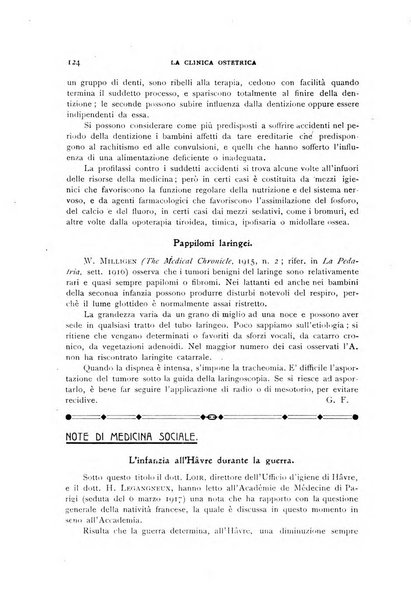 La clinica ostetrica rivista di ostetricia, ginecologia e pediatria. - A. 1, n. 1 (1899)-a. 40, n. 12 (dic. 1938)