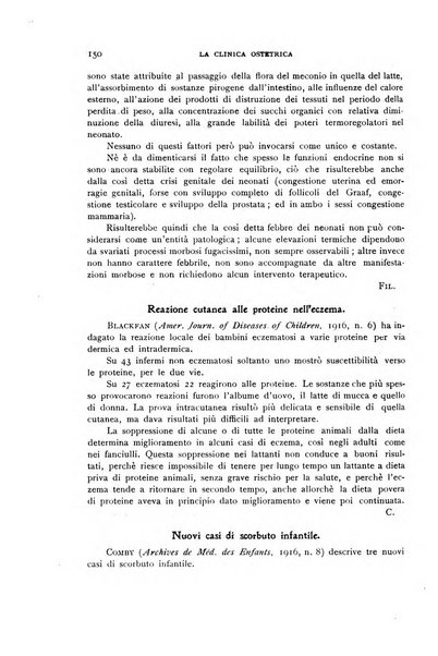 La clinica ostetrica rivista di ostetricia, ginecologia e pediatria. - A. 1, n. 1 (1899)-a. 40, n. 12 (dic. 1938)