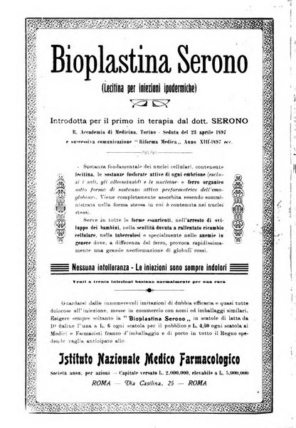 La clinica ostetrica rivista di ostetricia, ginecologia e pediatria. - A. 1, n. 1 (1899)-a. 40, n. 12 (dic. 1938)