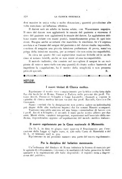 La clinica ostetrica rivista di ostetricia, ginecologia e pediatria. - A. 1, n. 1 (1899)-a. 40, n. 12 (dic. 1938)