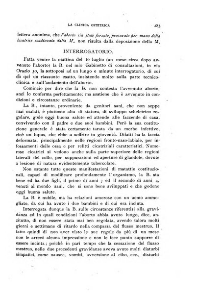 La clinica ostetrica rivista di ostetricia, ginecologia e pediatria. - A. 1, n. 1 (1899)-a. 40, n. 12 (dic. 1938)