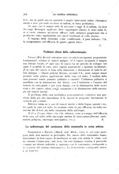 La clinica ostetrica rivista di ostetricia, ginecologia e pediatria. - A. 1, n. 1 (1899)-a. 40, n. 12 (dic. 1938)