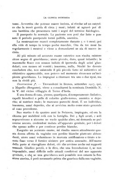 La clinica ostetrica rivista di ostetricia, ginecologia e pediatria. - A. 1, n. 1 (1899)-a. 40, n. 12 (dic. 1938)