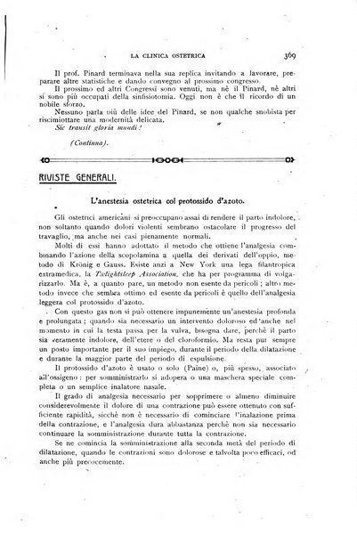 La clinica ostetrica rivista di ostetricia, ginecologia e pediatria. - A. 1, n. 1 (1899)-a. 40, n. 12 (dic. 1938)