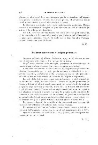 La clinica ostetrica rivista di ostetricia, ginecologia e pediatria. - A. 1, n. 1 (1899)-a. 40, n. 12 (dic. 1938)