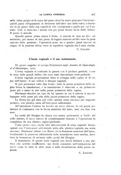 La clinica ostetrica rivista di ostetricia, ginecologia e pediatria. - A. 1, n. 1 (1899)-a. 40, n. 12 (dic. 1938)