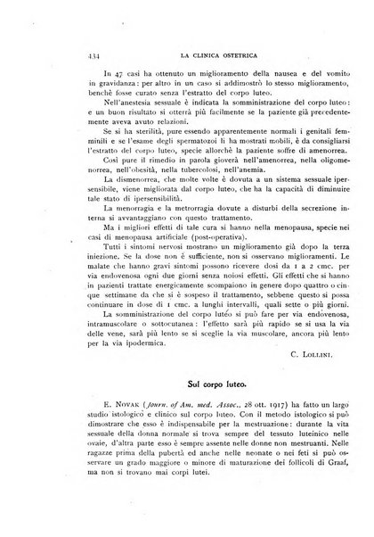 La clinica ostetrica rivista di ostetricia, ginecologia e pediatria. - A. 1, n. 1 (1899)-a. 40, n. 12 (dic. 1938)