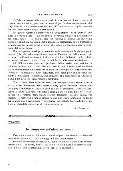 La clinica ostetrica rivista di ostetricia, ginecologia e pediatria. - A. 1, n. 1 (1899)-a. 40, n. 12 (dic. 1938)