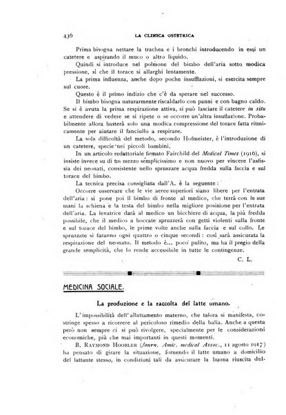 La clinica ostetrica rivista di ostetricia, ginecologia e pediatria. - A. 1, n. 1 (1899)-a. 40, n. 12 (dic. 1938)