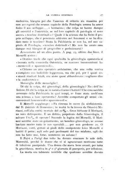 La clinica ostetrica rivista di ostetricia, ginecologia e pediatria. - A. 1, n. 1 (1899)-a. 40, n. 12 (dic. 1938)