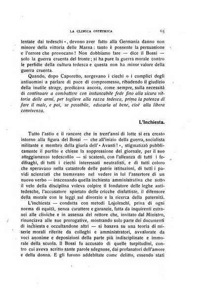 La clinica ostetrica rivista di ostetricia, ginecologia e pediatria. - A. 1, n. 1 (1899)-a. 40, n. 12 (dic. 1938)