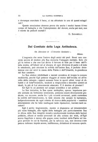 La clinica ostetrica rivista di ostetricia, ginecologia e pediatria. - A. 1, n. 1 (1899)-a. 40, n. 12 (dic. 1938)