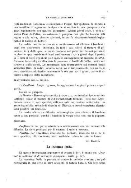 La clinica ostetrica rivista di ostetricia, ginecologia e pediatria. - A. 1, n. 1 (1899)-a. 40, n. 12 (dic. 1938)