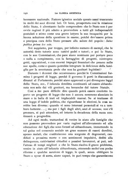 La clinica ostetrica rivista di ostetricia, ginecologia e pediatria. - A. 1, n. 1 (1899)-a. 40, n. 12 (dic. 1938)