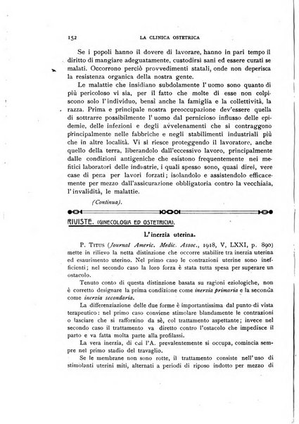 La clinica ostetrica rivista di ostetricia, ginecologia e pediatria. - A. 1, n. 1 (1899)-a. 40, n. 12 (dic. 1938)