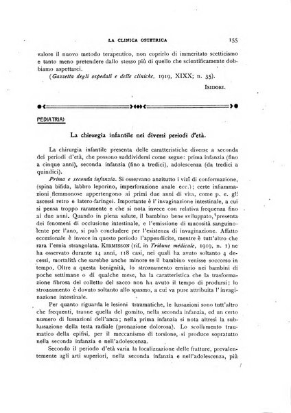 La clinica ostetrica rivista di ostetricia, ginecologia e pediatria. - A. 1, n. 1 (1899)-a. 40, n. 12 (dic. 1938)