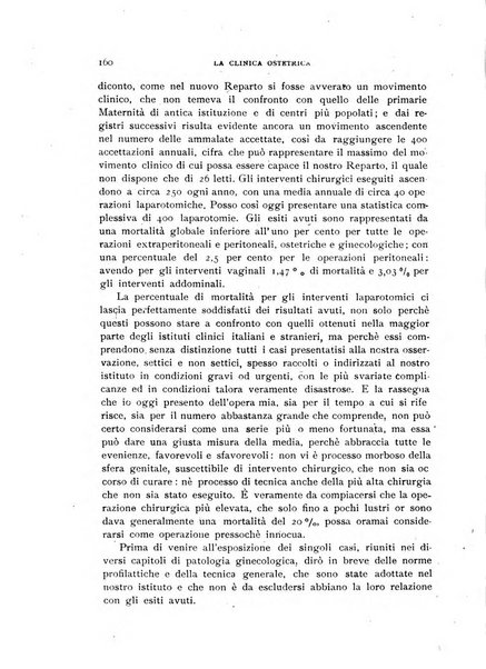 La clinica ostetrica rivista di ostetricia, ginecologia e pediatria. - A. 1, n. 1 (1899)-a. 40, n. 12 (dic. 1938)