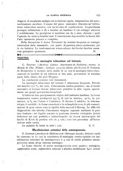 La clinica ostetrica rivista di ostetricia, ginecologia e pediatria. - A. 1, n. 1 (1899)-a. 40, n. 12 (dic. 1938)